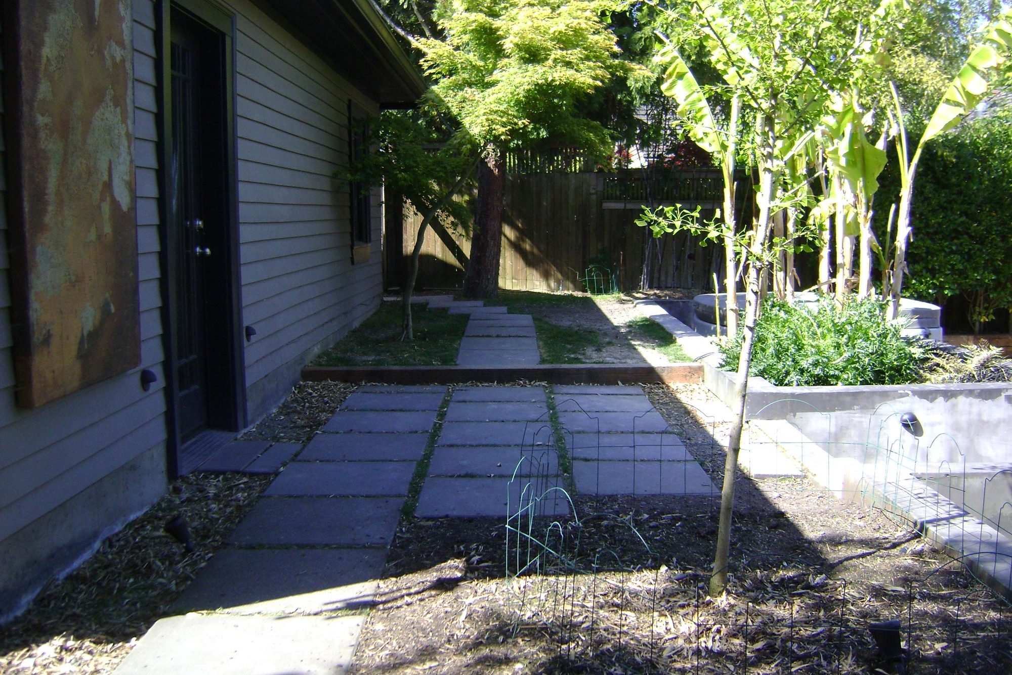 Before, landscape architecture with native vegetation
